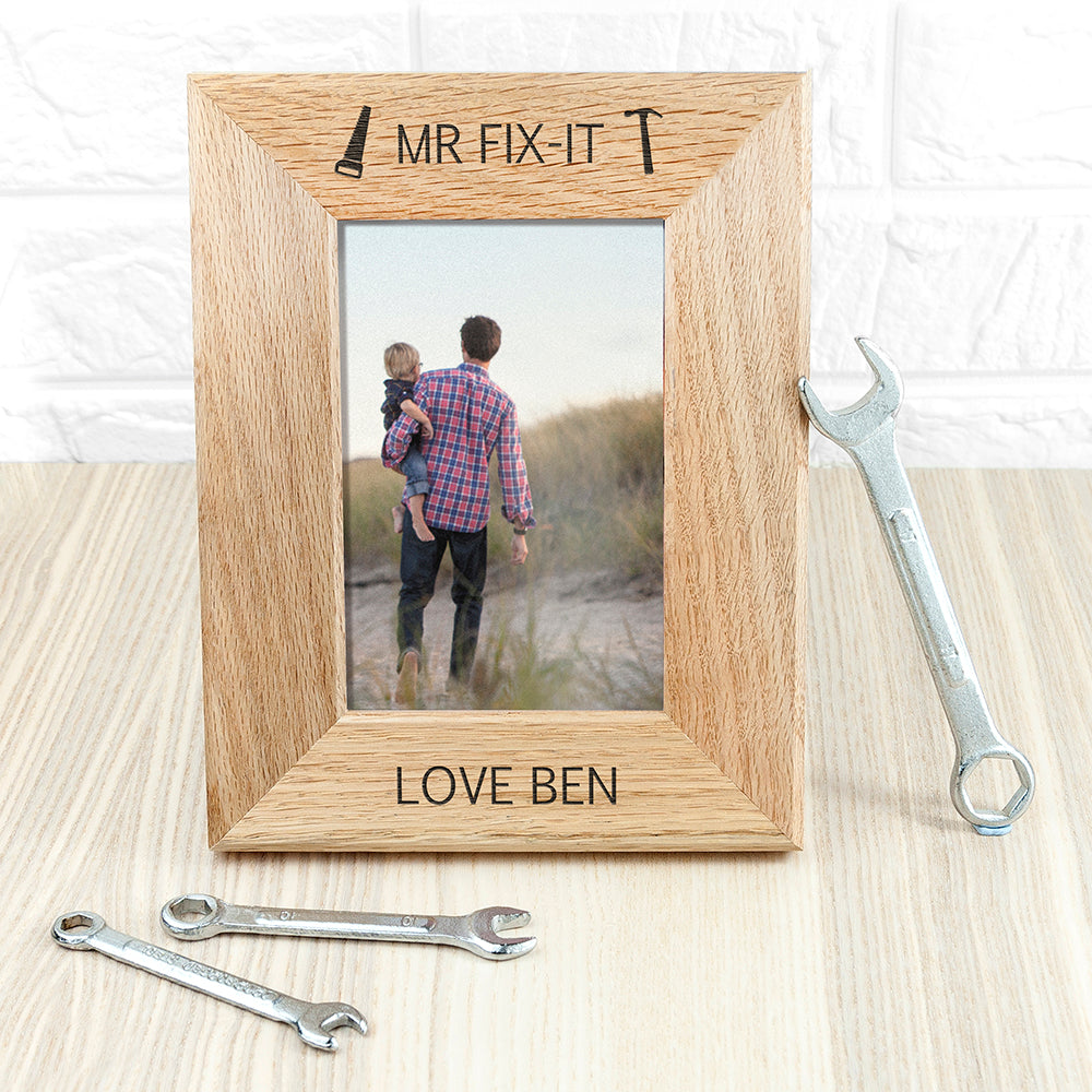 Wordsworth Collection Mr. Fix-it Engraved Photo Frame - treat-republic