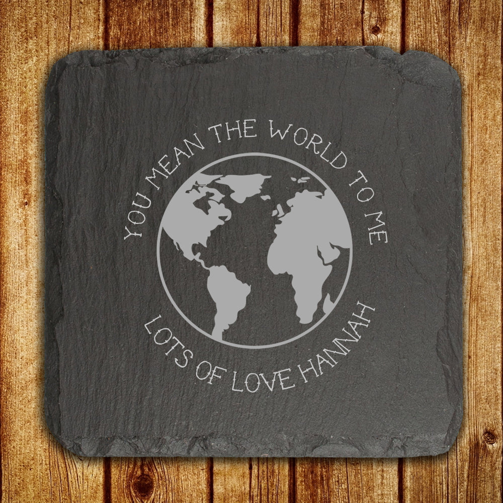 You Mean The World To Me Slate Keepsake - treat-republic
